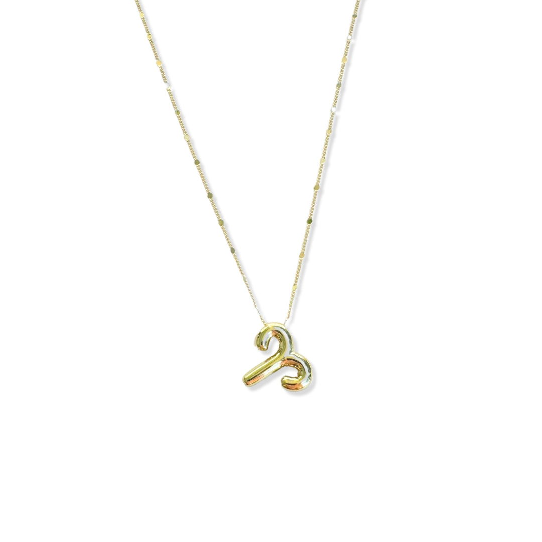 aries bubble necklace