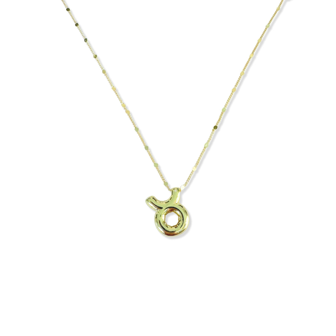 taurus bubble necklace