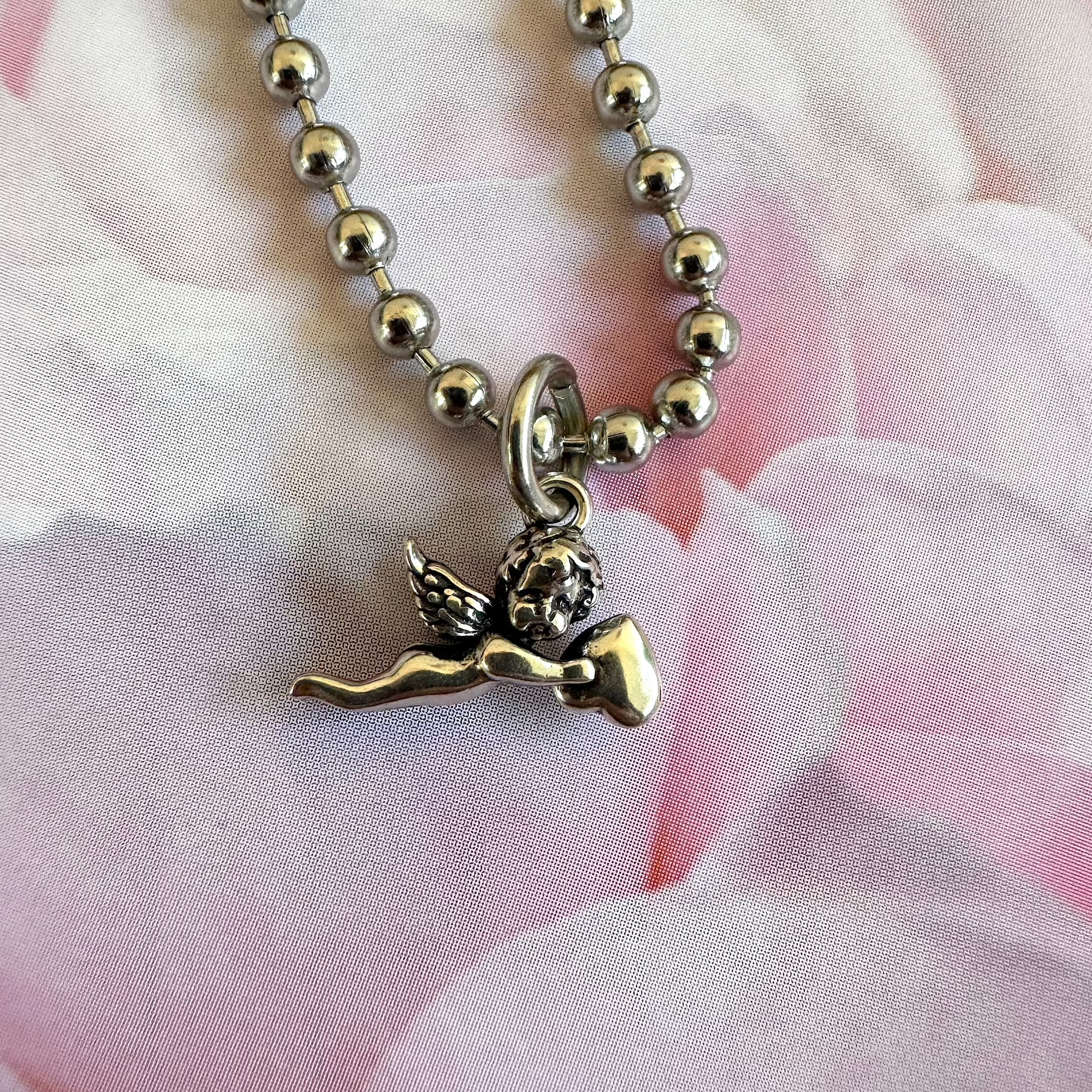 baby cupid necklace