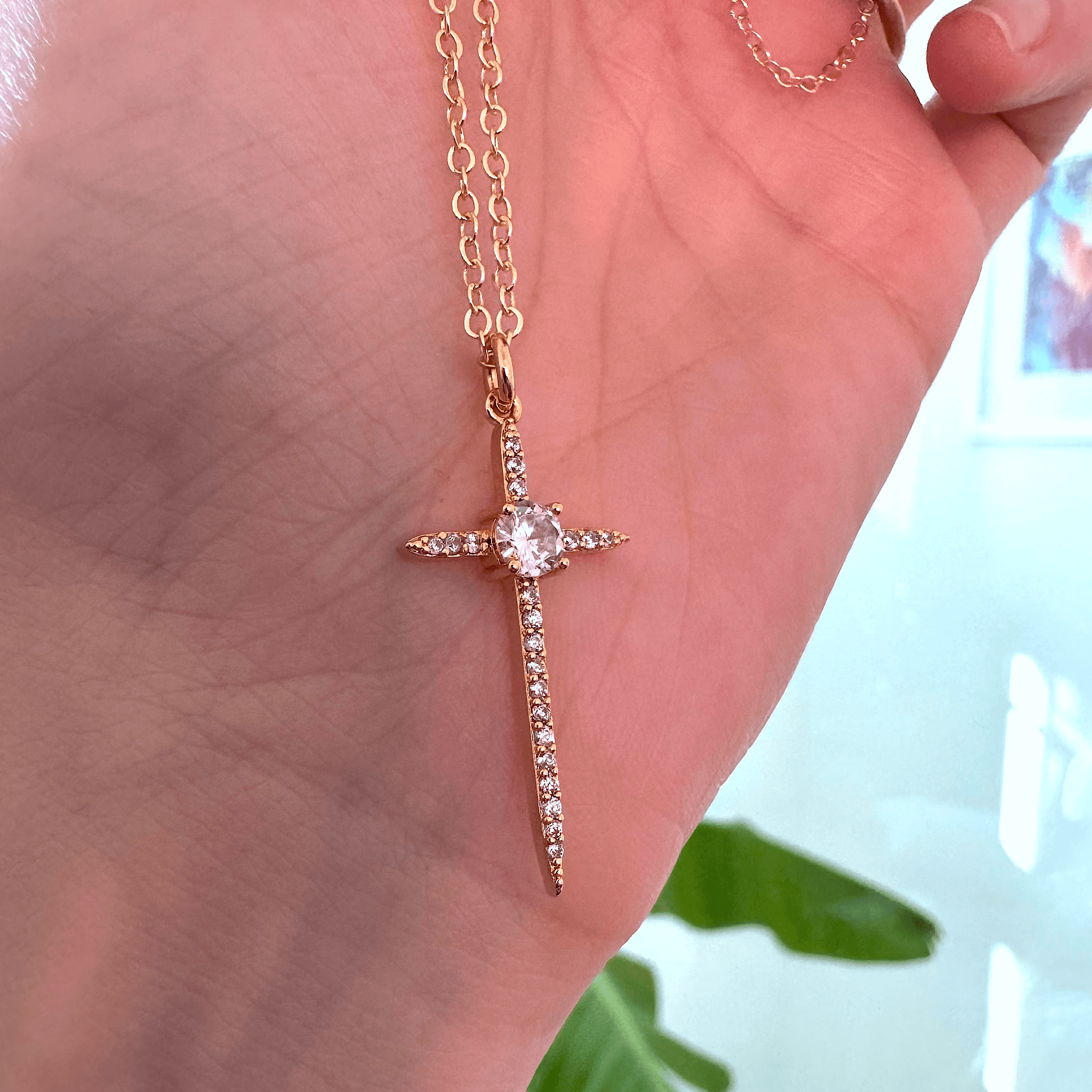 luxe north star necklace