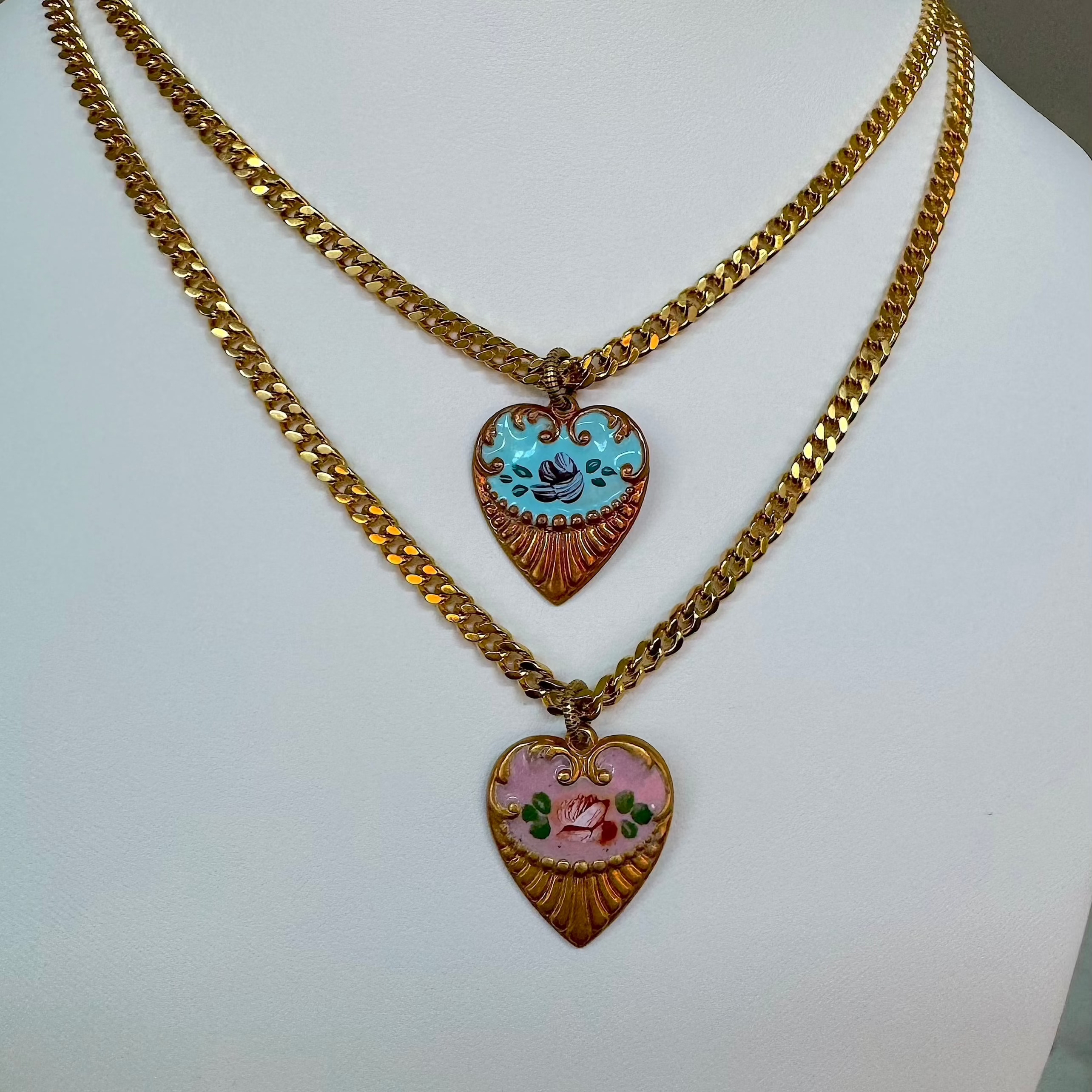 parisian hearts necklaces