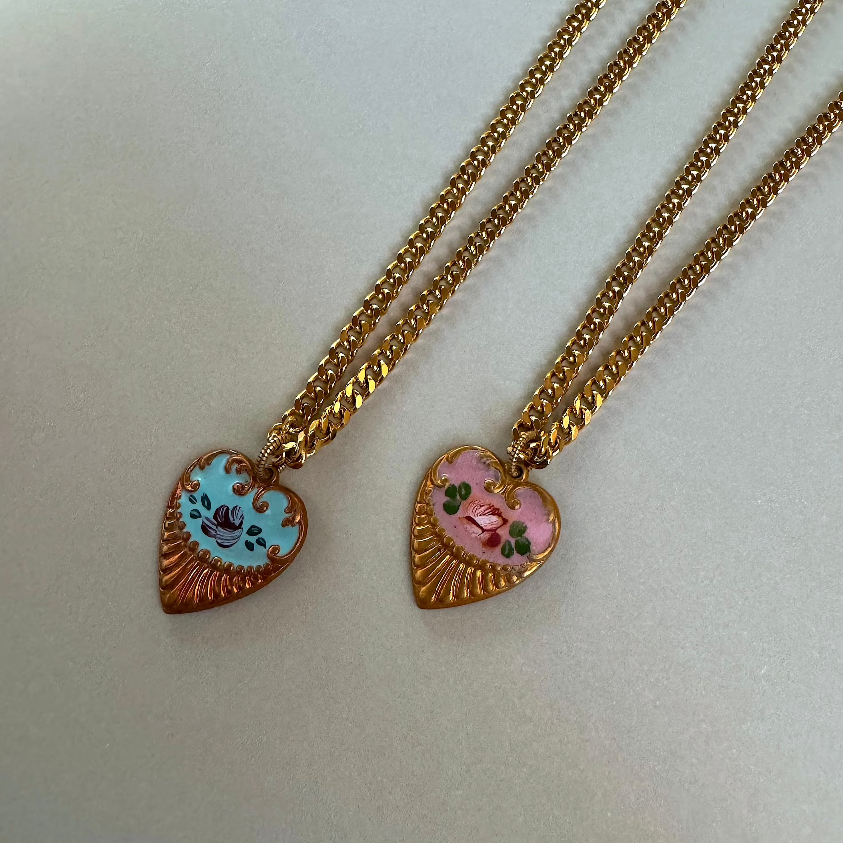 parisian hearts necklaces