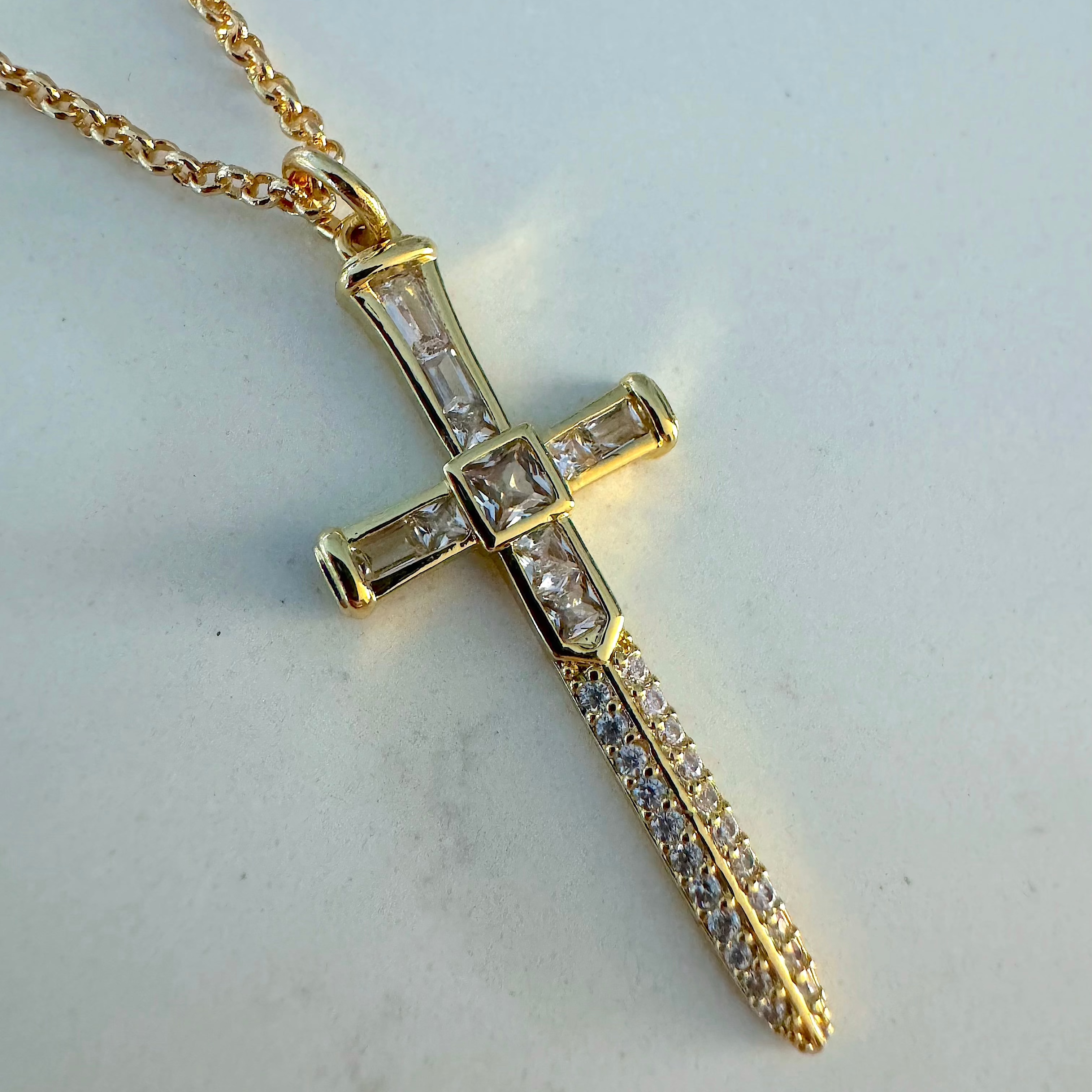 knight dagger necklace