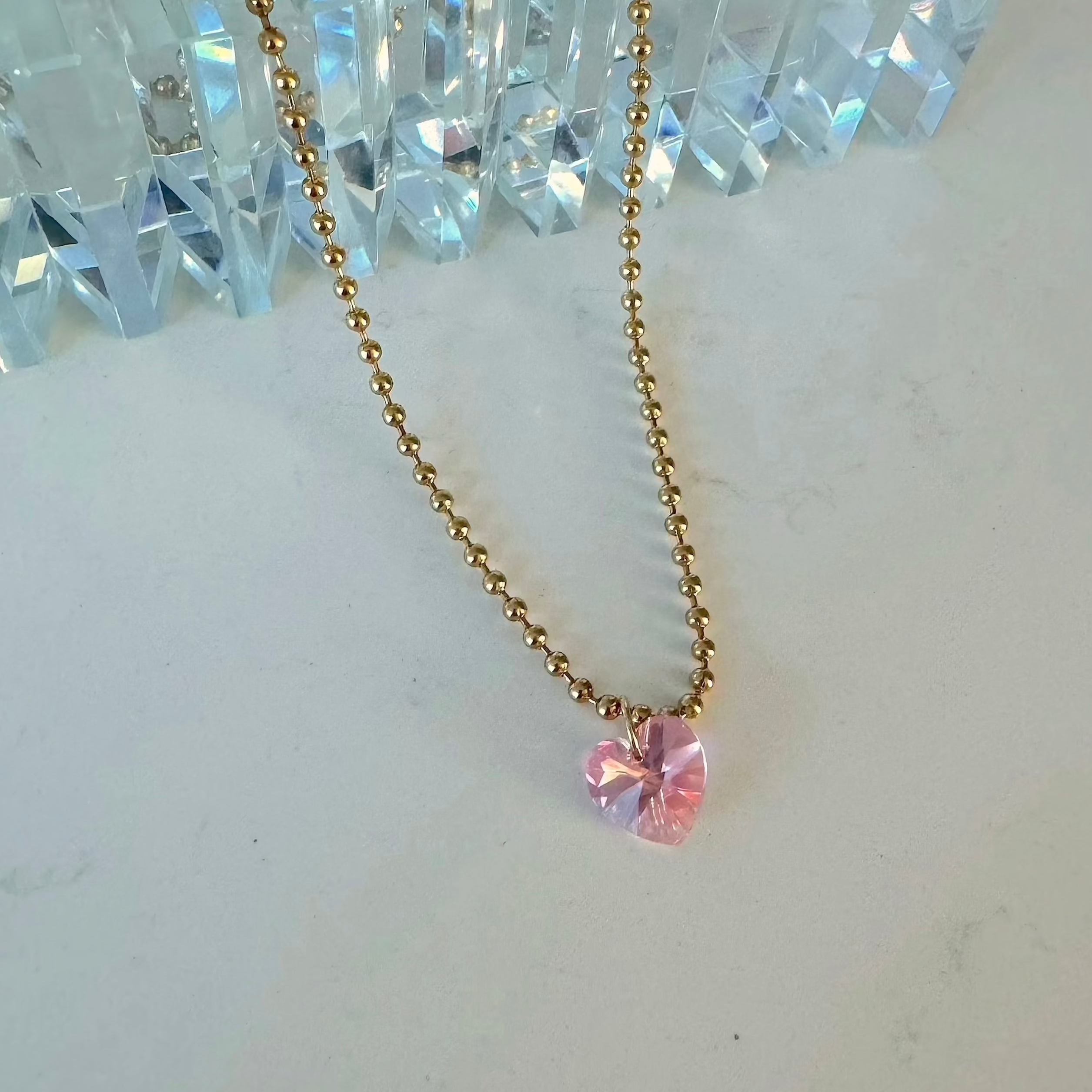 ethereal heart necklace