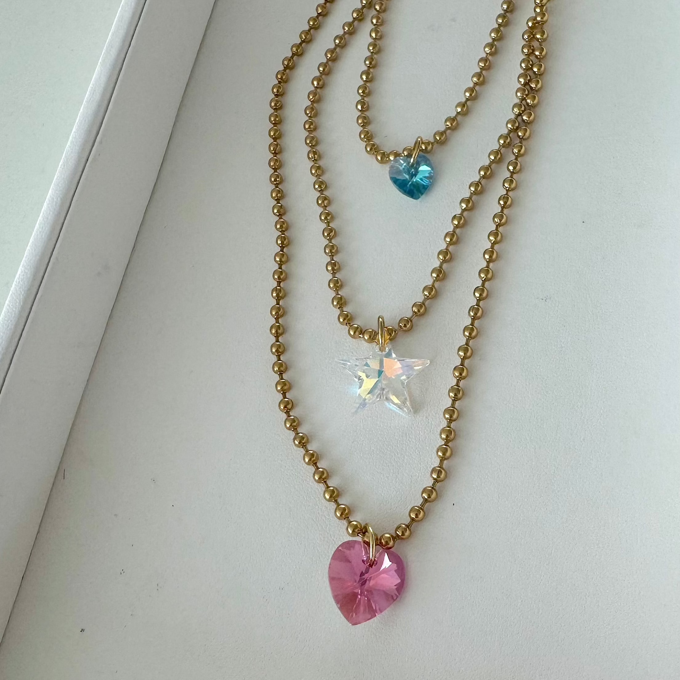 ethereal hearts necklaces