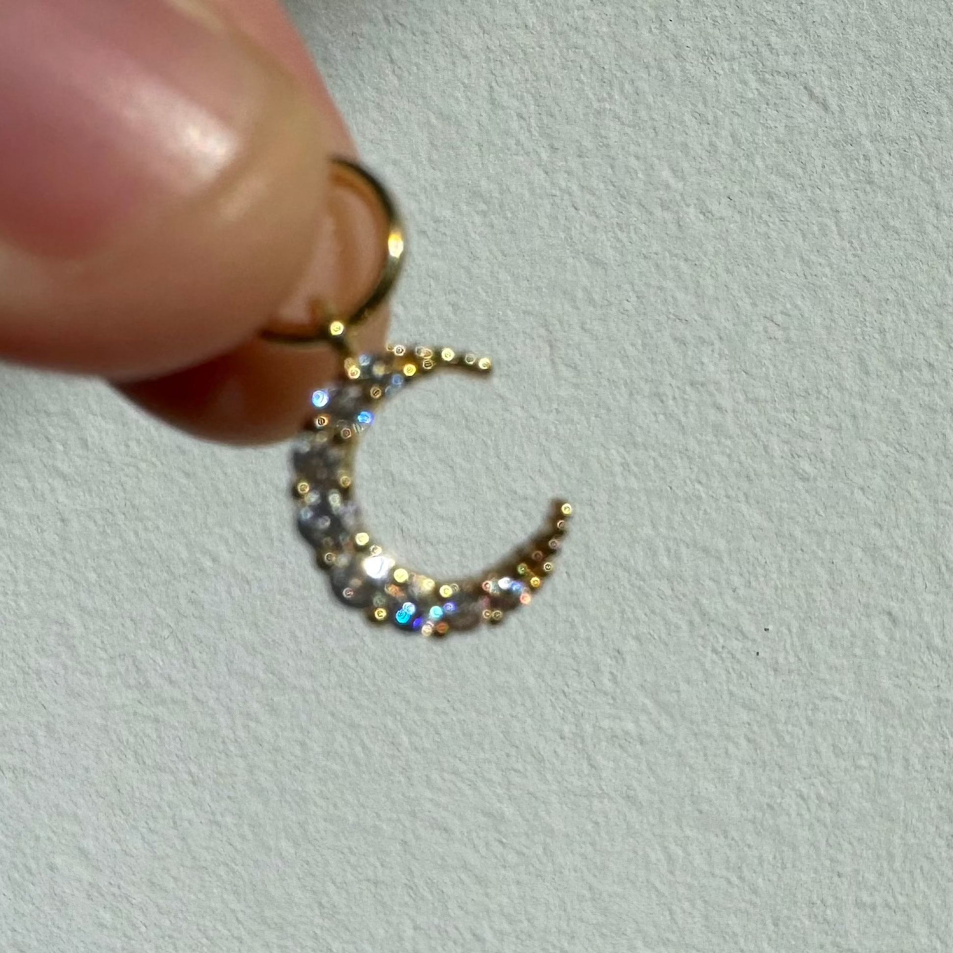 crescent moon charm