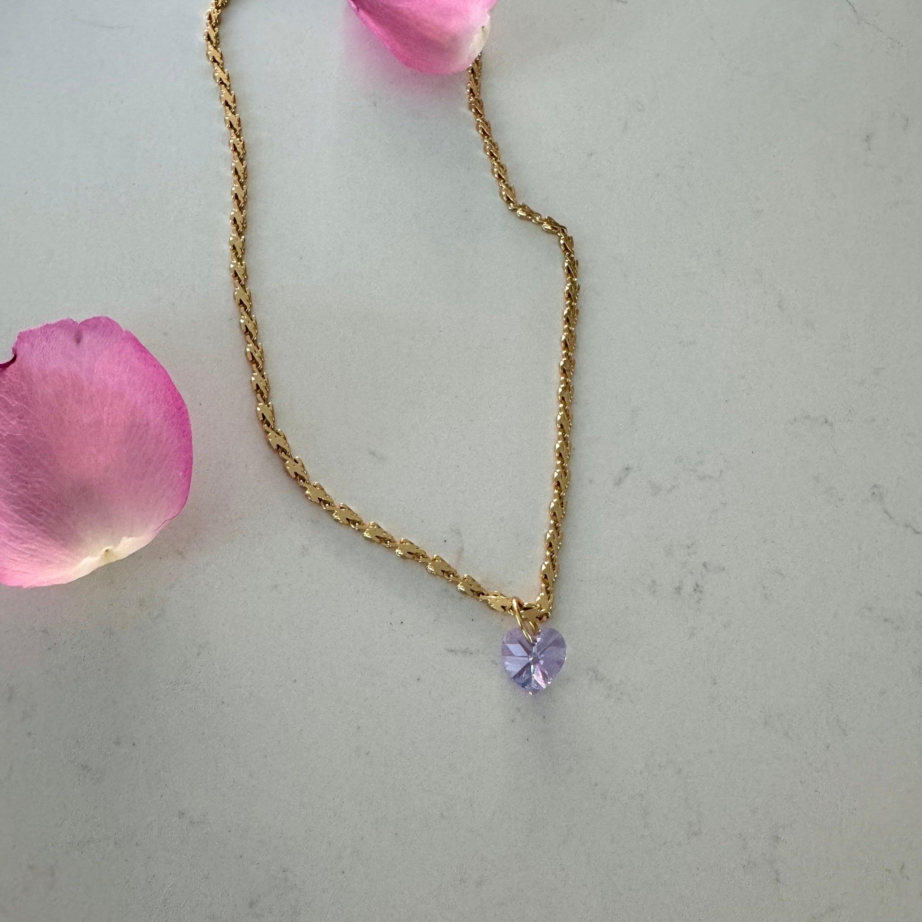 mini pari gems necklace