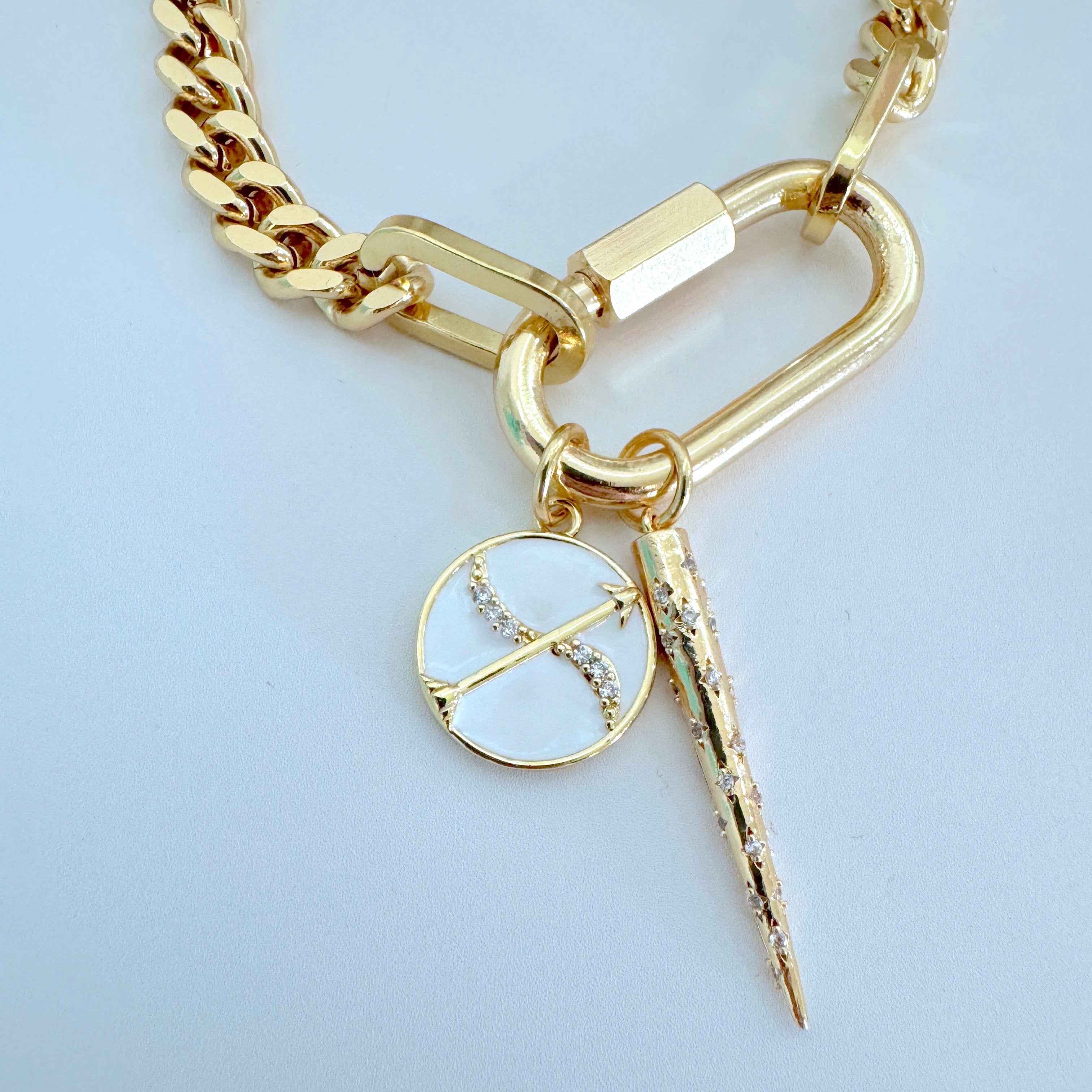 soleil zodiac sagittarius necklace